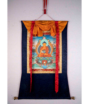 Tibetan Shakyamuni Thangka