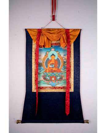 Tibetan Shakyamuni Thangka