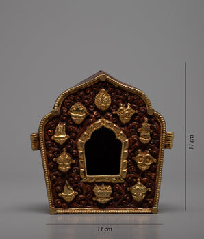 Buddhist Ghau Box | Buddhist Altar Supplies | Ritual Decor Items