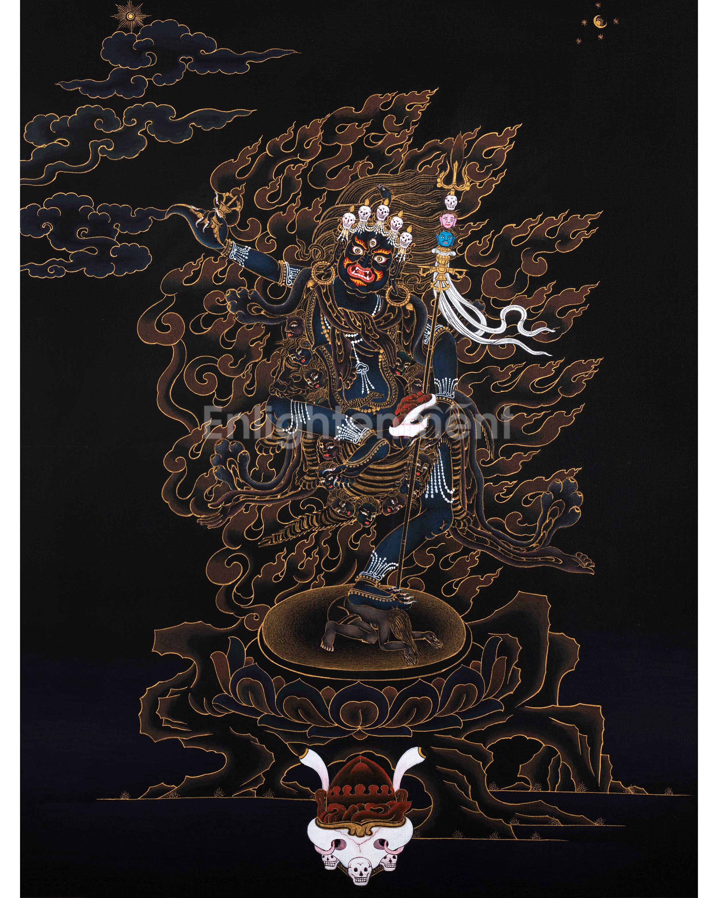 Himalayan Dakini Art For Troma Nagmo Mantra Practice | Feminine Embodiment Of Wisdom