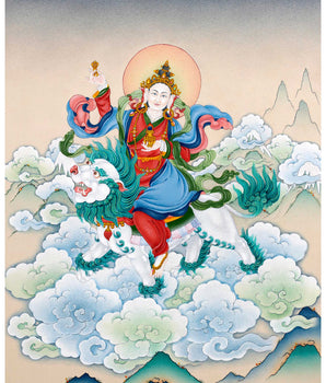 Tashi Tseringma | The Auspicious long-life Lady | Thangka Painting
