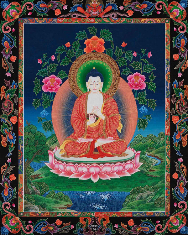 Vairochana Buddha Thangka