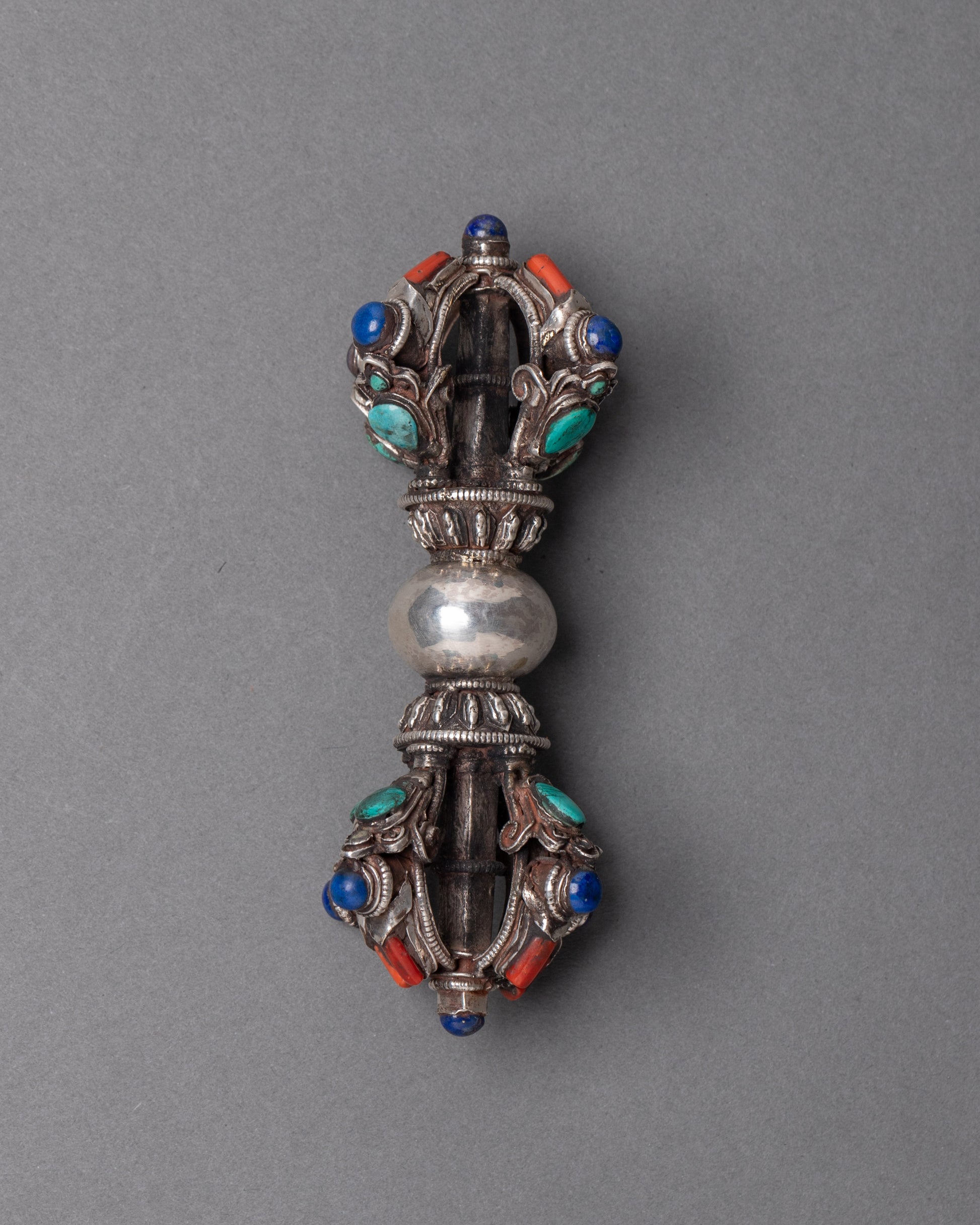 Buddhist Silver Vajra 