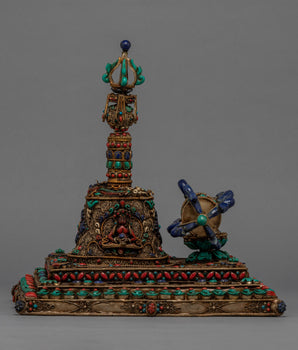 Buddhist Bell and Vajra | 24K Gold Plated