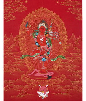 Vajravarahi | Dorje Phagmo Thangka | Tibetan Thangka