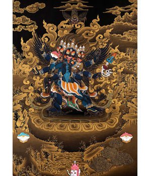Vajrakilaya Thangka | Tibetan Yidam Art