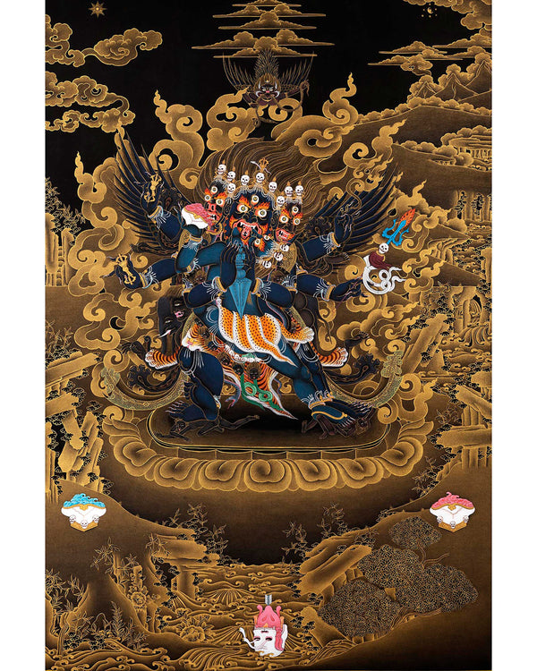 Vajrakilaya Thangka | Tibetan Yidam Art