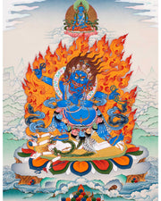 Butadamara Thangka | Sakya Vajrapani  | Tibetan Buddhist Art