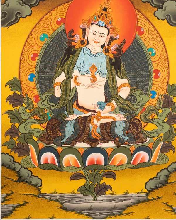 Vajrasattva Buddhist Thangka