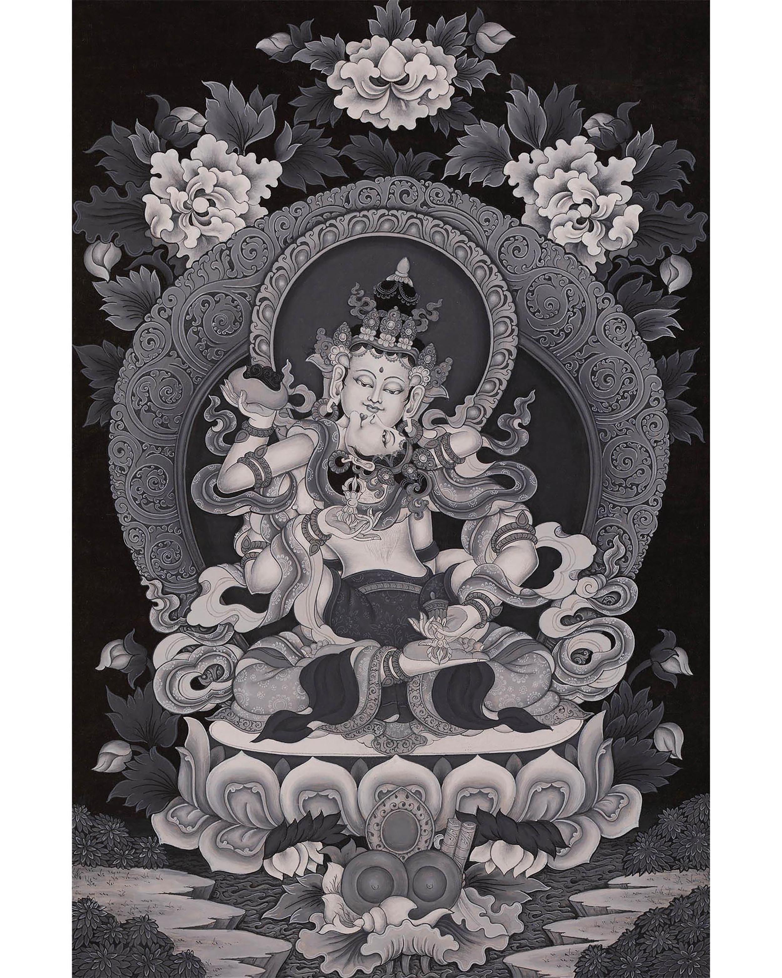 Vajrasattva Thangka Painting