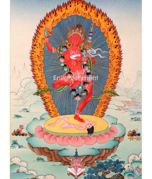 Vajravarahi Thangka | Tantric Buddhist Goddess | Buddhist Dakini Art