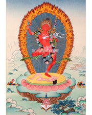 Vajravarahi Thangka | Tantric Buddhist Goddess | Buddhist Dakini Art