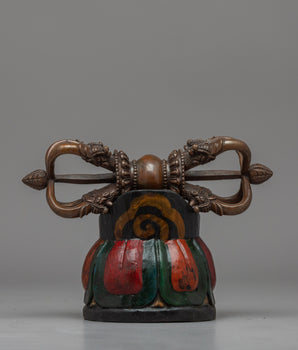 Buddhist Vajra with Stand