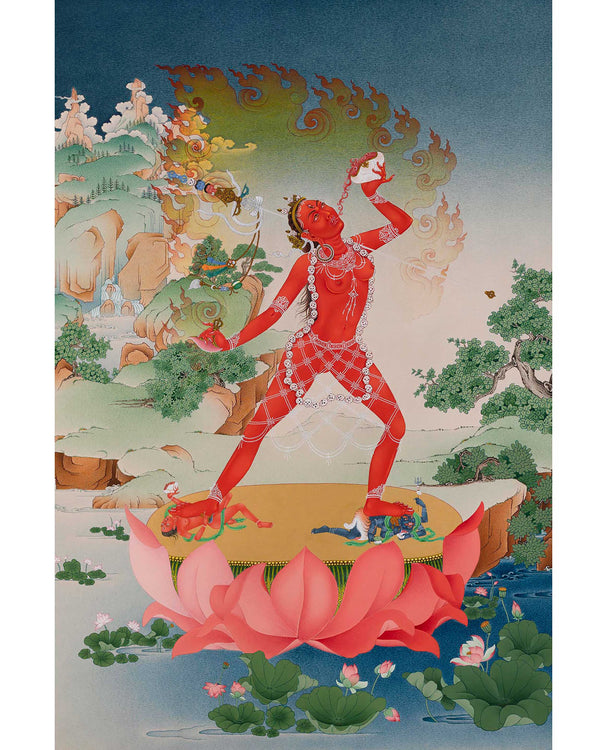 Mother Vajrayogini Thangka | Traditional Buddhist Dakini Painting