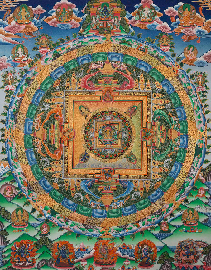 Vasundhara Mandala Thangka