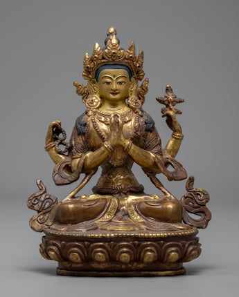 VintageChenresig Statue