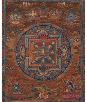 Vintage Mandala with Guhyasamaja