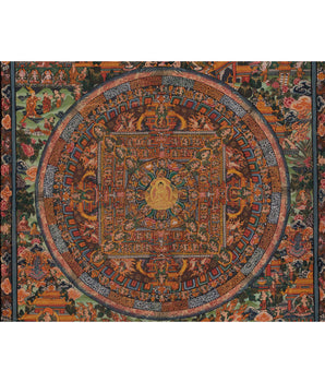 Vintage Shakyamuni Buddha Thangka | Hand-painted Thangka