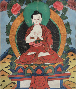 Vintage Vairocana Buddha Thangka