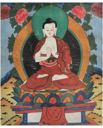 Vintage Vairocana Buddha Thangka