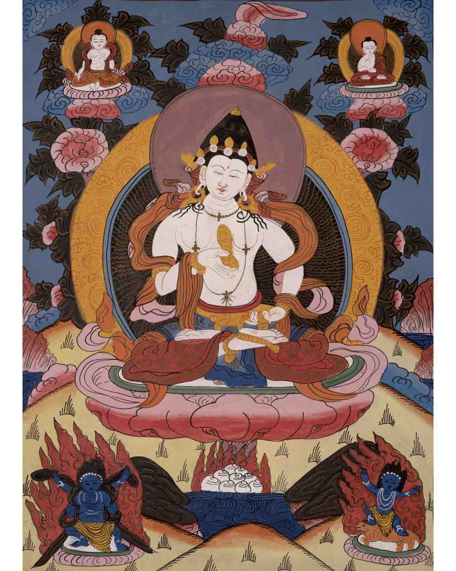 Vintage Vajrasattva Thangka 
