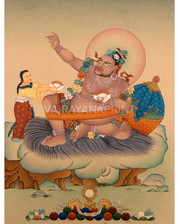Virupa  Thangka, High Quality Giclee Canvas Print, Digital Print