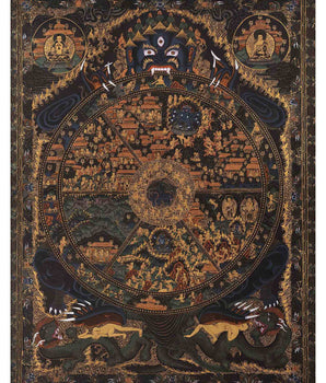 Wheel Of Life Thangka Art 