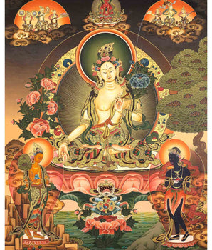 White Tara Thangka