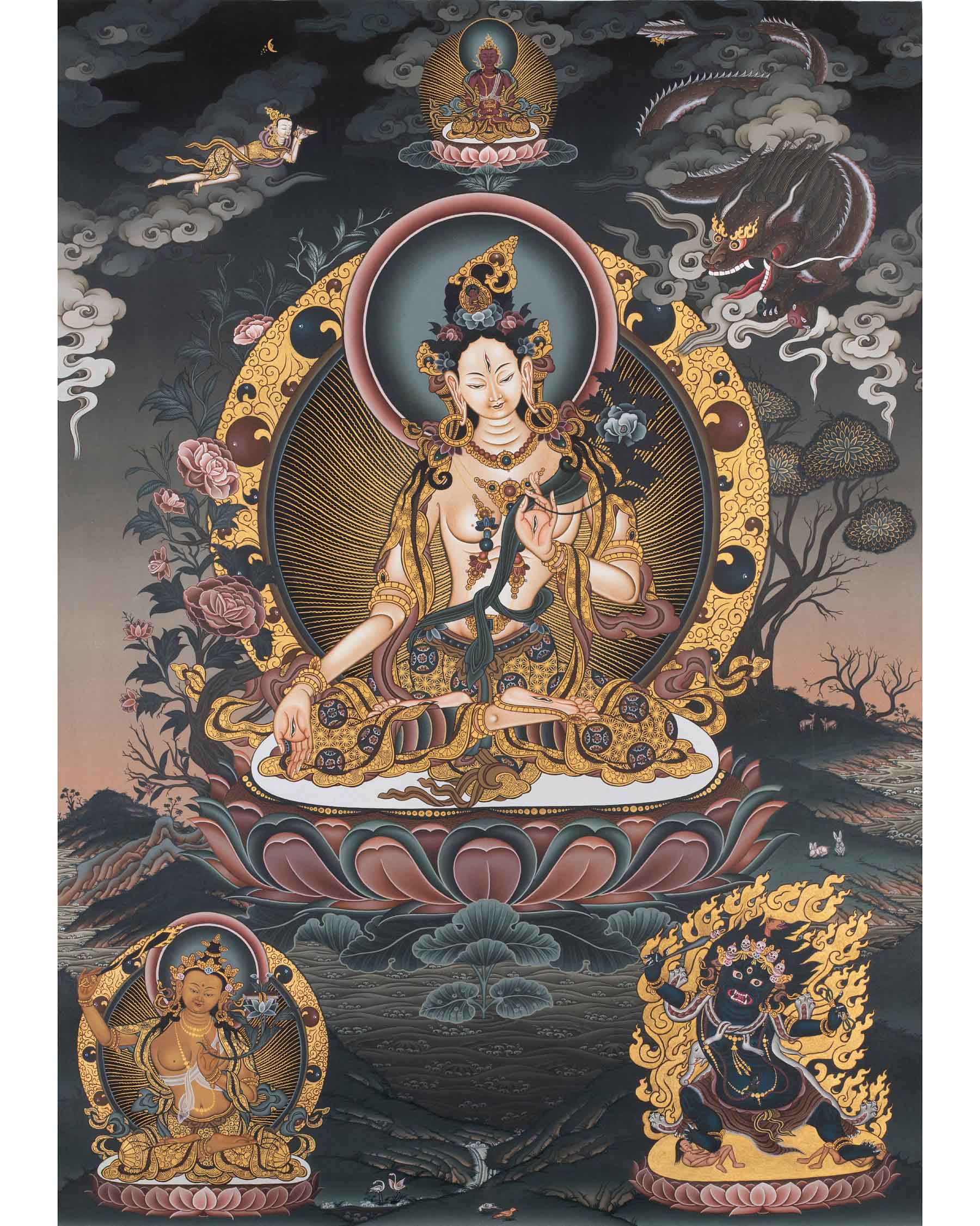 White Tara Thangka 