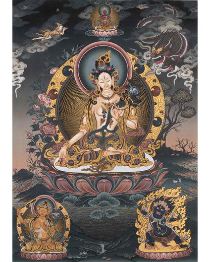 White Tara Thangka 