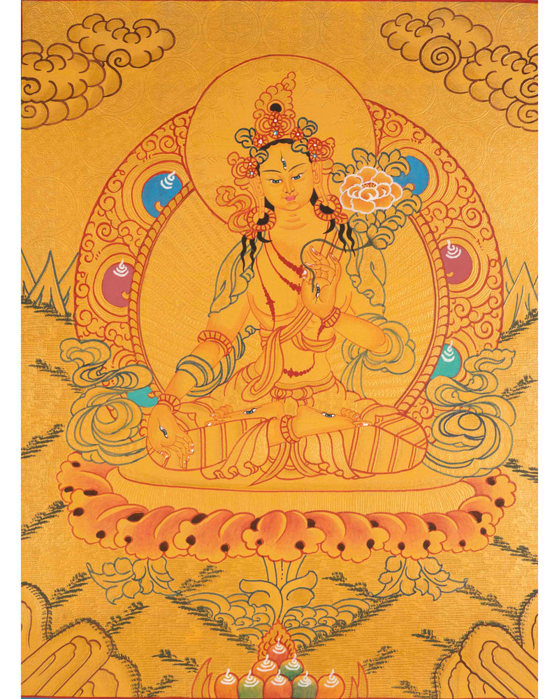White Tara Thangka