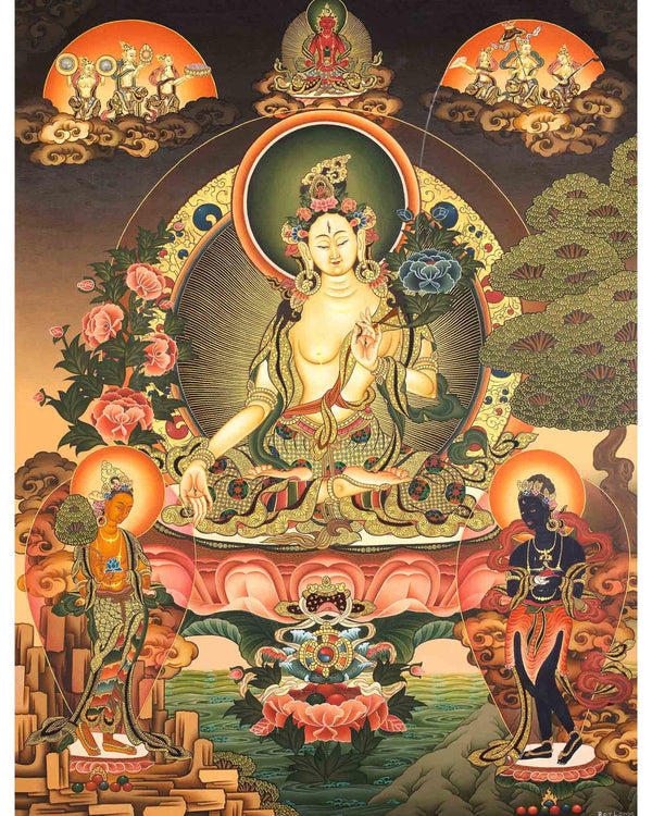 White Tara Thangka