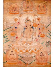 Traditional White Tara Thangka