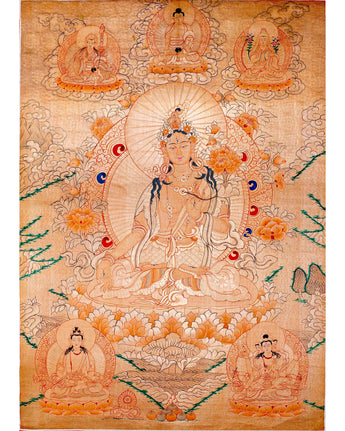 Traditional White Tara Thangka