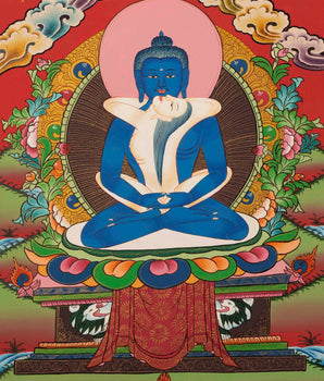 YabYum Buddha Shakti Thangka 