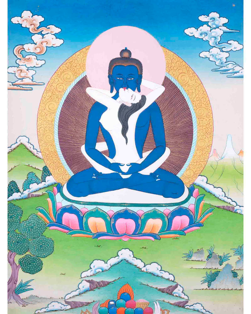 Yab Yum Buddha Thangka