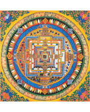 Yellow Kalachakra Mandala