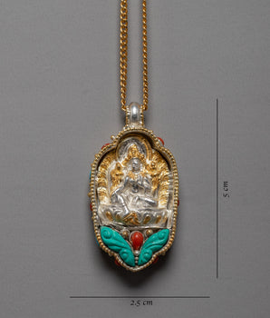 Green Tara Ghau Pendant | Religious Artifacts | Ritual Items