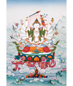 Cundi Thangka | Tsundri | Goddess of the Seventy Million Buddhas