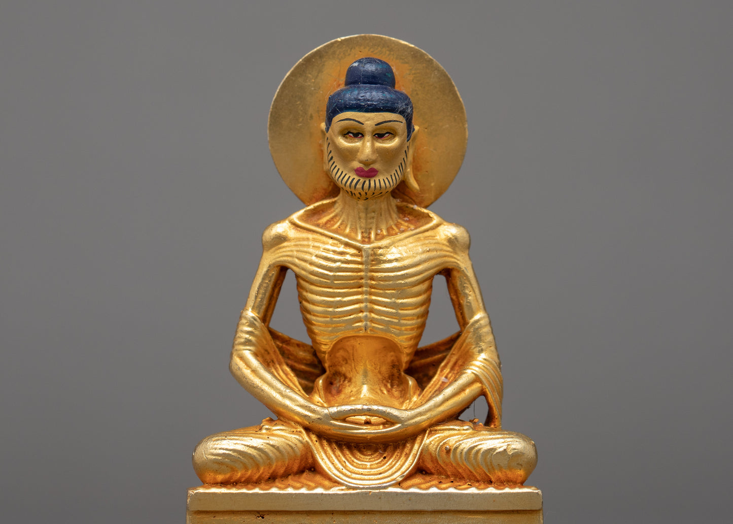 Fasting Shakyamuni Buddha Statue | Traditional Himalayan Artwork