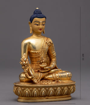 Medicine Buddha Small Statue | Bhaiṣajyaguru Healing Deity