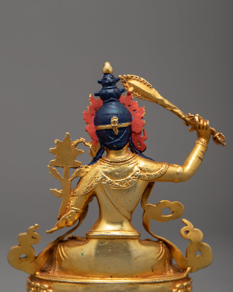 Peaceful Manjushri Sculpture | Himalayan Buddhist Art