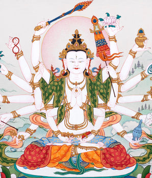 Cundi Thangka | Tsundri | Goddess of the Seventy Million Buddhas