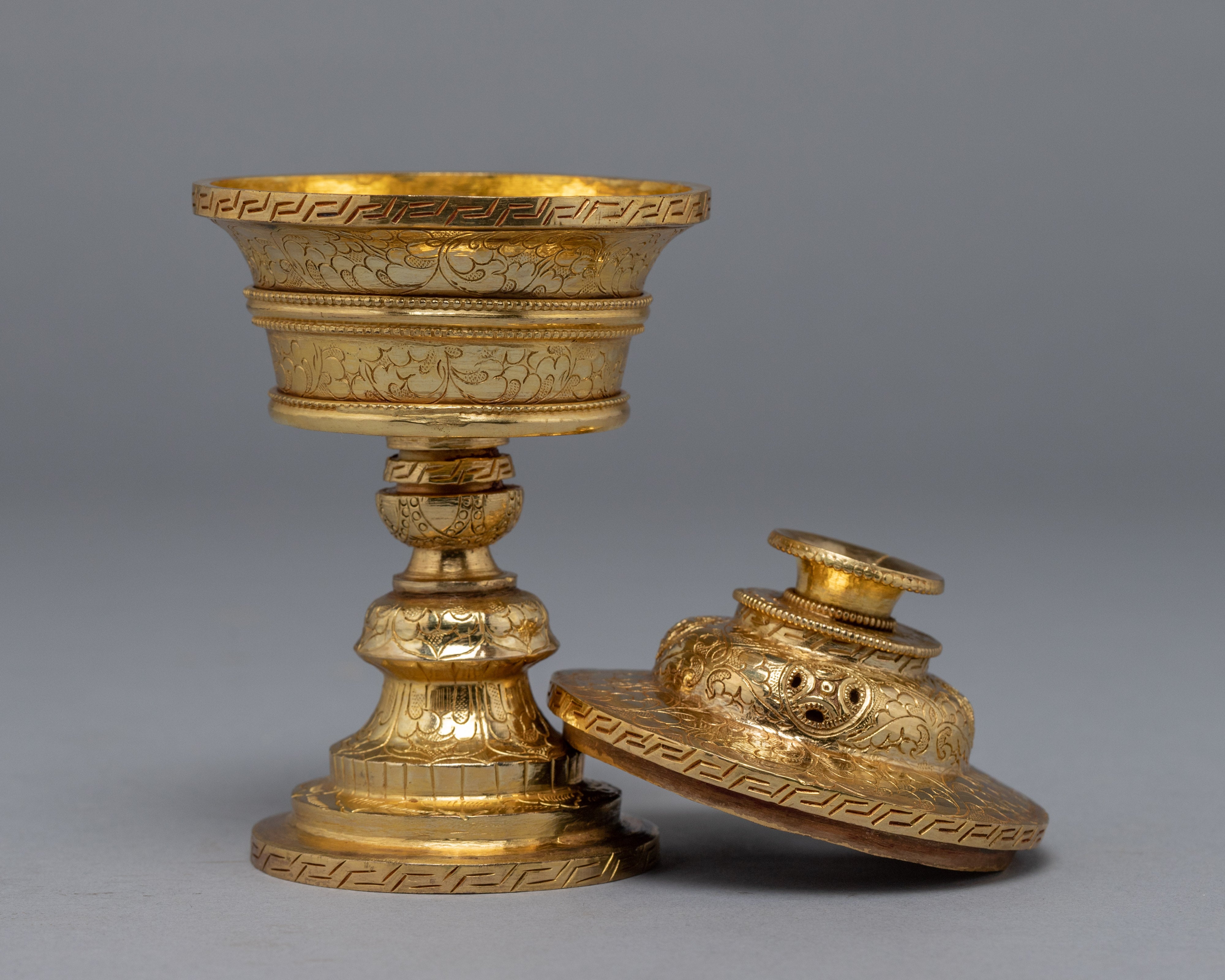 Buddhist Butter Lamp Set | Himalayan Art Work