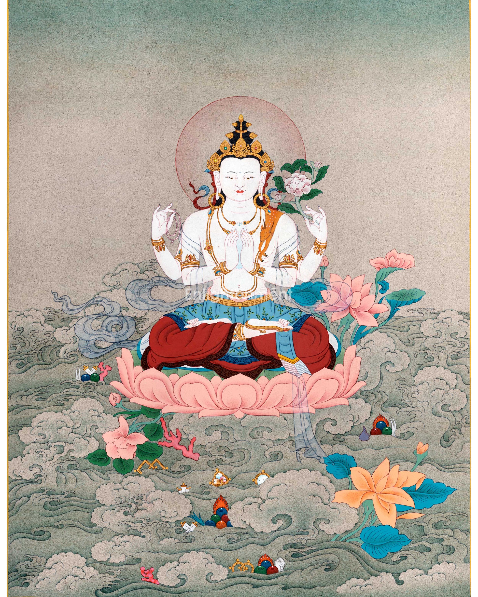 Chenrezig's Four Arms of Compassion