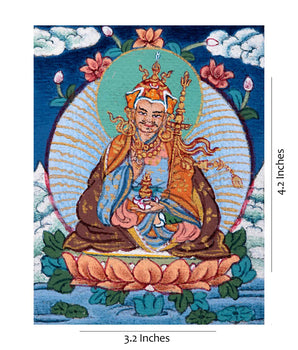 Small Lotus Born Master Thangka | Hand Painted Guru Rinpoche Art