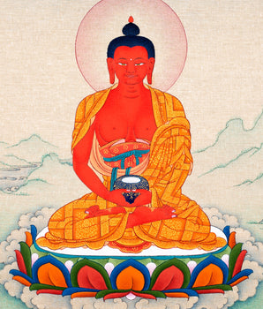 Amitabha Buddha Thangka, Tibetan Buddha Painting