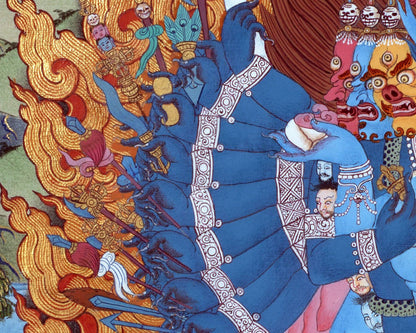 Yamantaka Thangka, Yama, Tibetan Thangka Painting