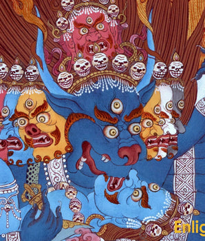 Yamantaka Thangka, Yama, Tibetan Thangka Painting