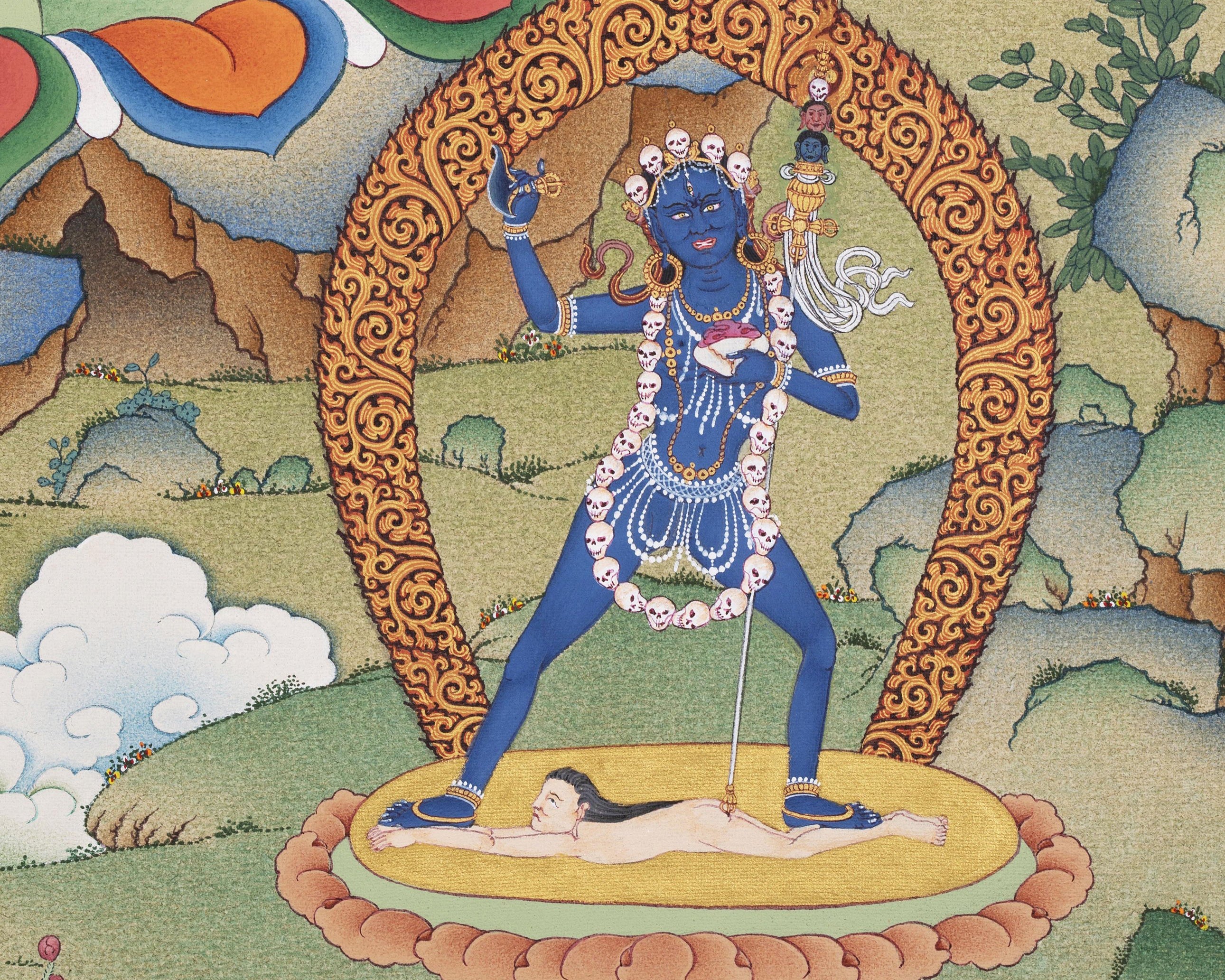 Chakrasamvara Vajravarahi Dakini | Digital Thangka Print